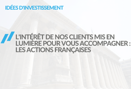 Actions françaises : découvrez les titres les plus achetés sur EasyBourse depuis le début de l'année 2022 Actions françaises : découvrez les titres les plus achetés sur EasyBourse depuis le début de l'année 2022