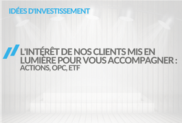 Actions, OPCVM, ETF/Trackers... Découvrez les produits financiers les plus achetés sur EasyBourse Actions, OPCVM, ETF/Trackers... Découvrez les produits financiers les plus achetés sur EasyBourse