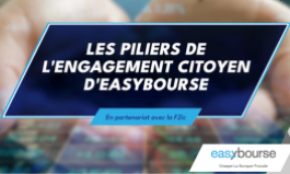 Les Piliers de l'engagement citoyen d'Easybourse en partenariat avec la F2ic 