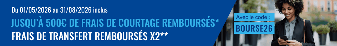 Offre promo Bourse