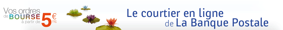 le courtier en ligne de la banque postale